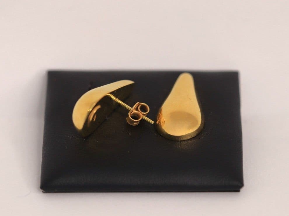 Brincos Gota Médios em Ouro 19,25Kt